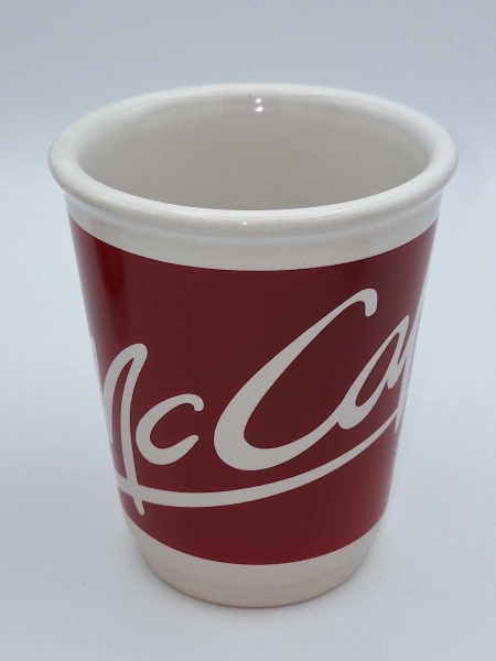 3x rote McCafe Tassen von 2008
